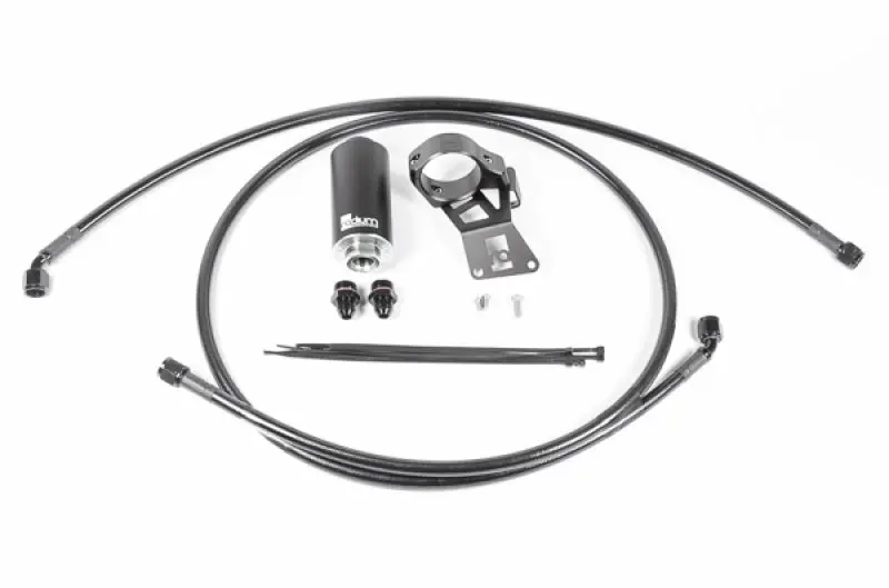 Radium Engineering Mitsubishi Evo X Fuel Hanger Feed Kit - Stainless Filter 1