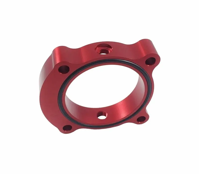 Torque Solution Throttle Body Spacer (Red): Kia Optima 2.0T 1