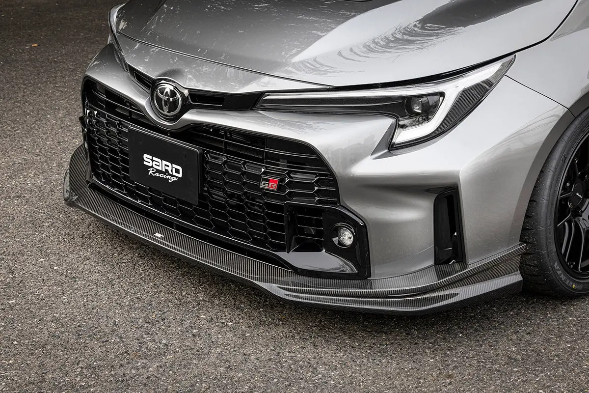 Sard Gr Corolla Gt1 Front Half Spoiler - Carbon Fiber 1