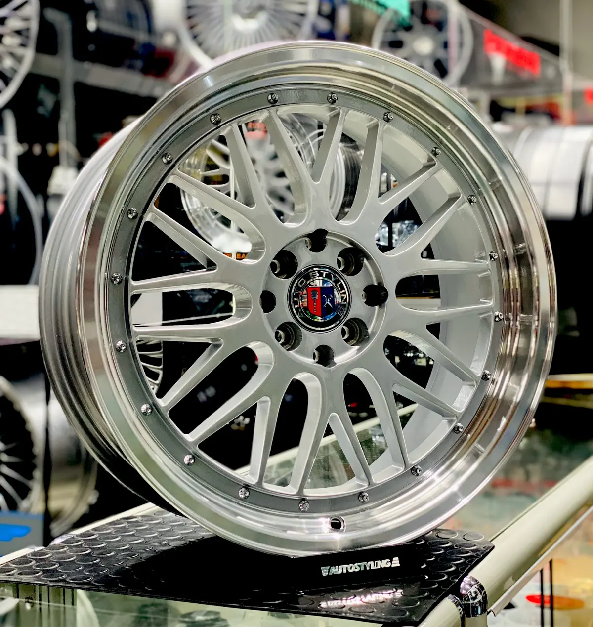 18” As- Lm 4X100 & 4/114  Silver 1
