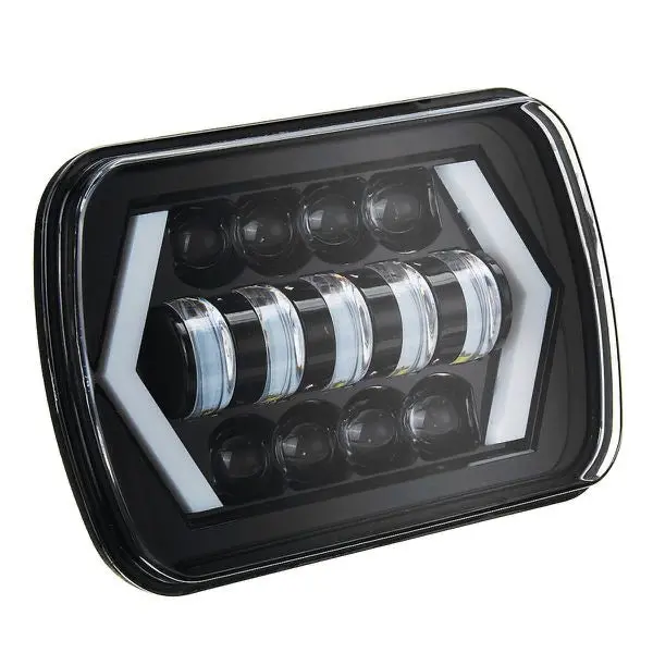7” Square Drl Headlights ( Jeep Style ) 1