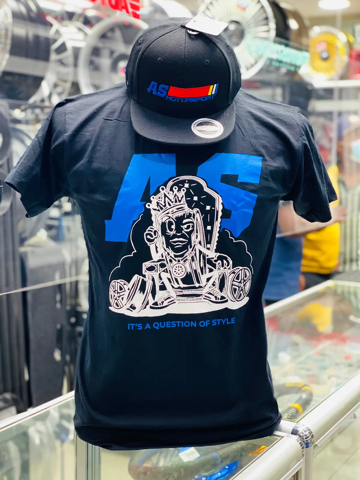 As Wheel King  T-Shirt Black 1