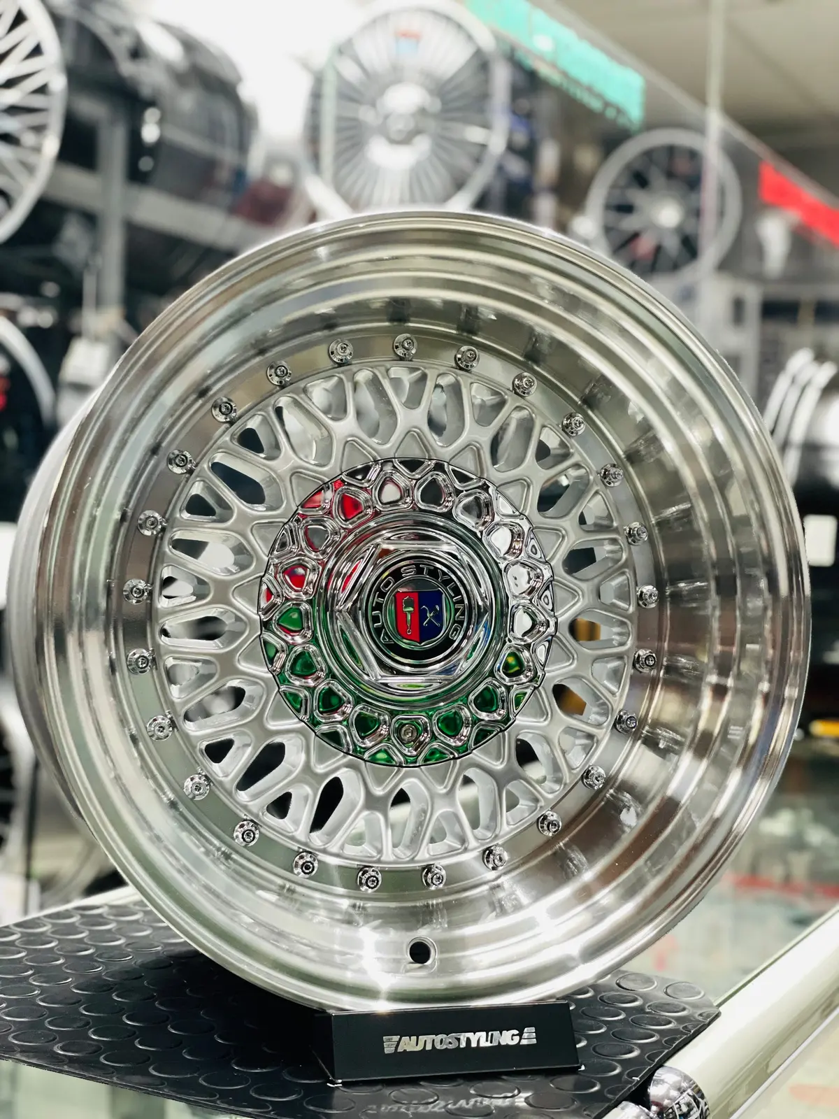 15” As-Mesh 4/100 4/114 Silver 9J 1
