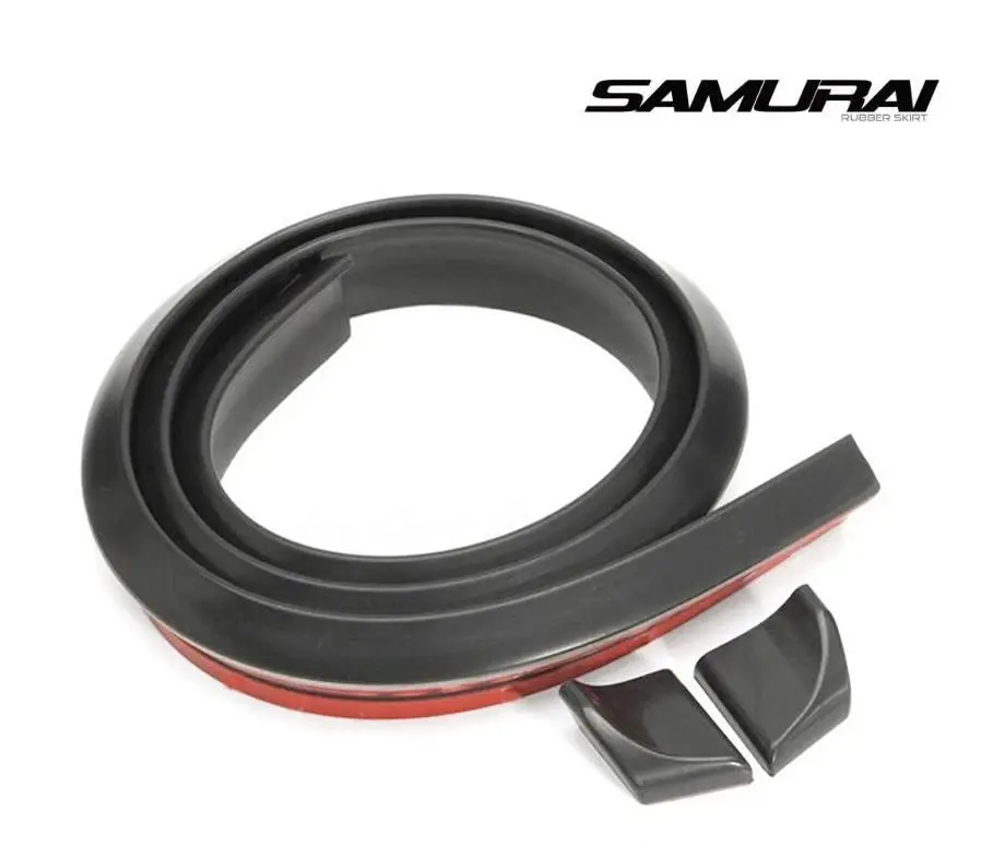 Universal Samurai Rubber Boot Spoiler Matt Black 1