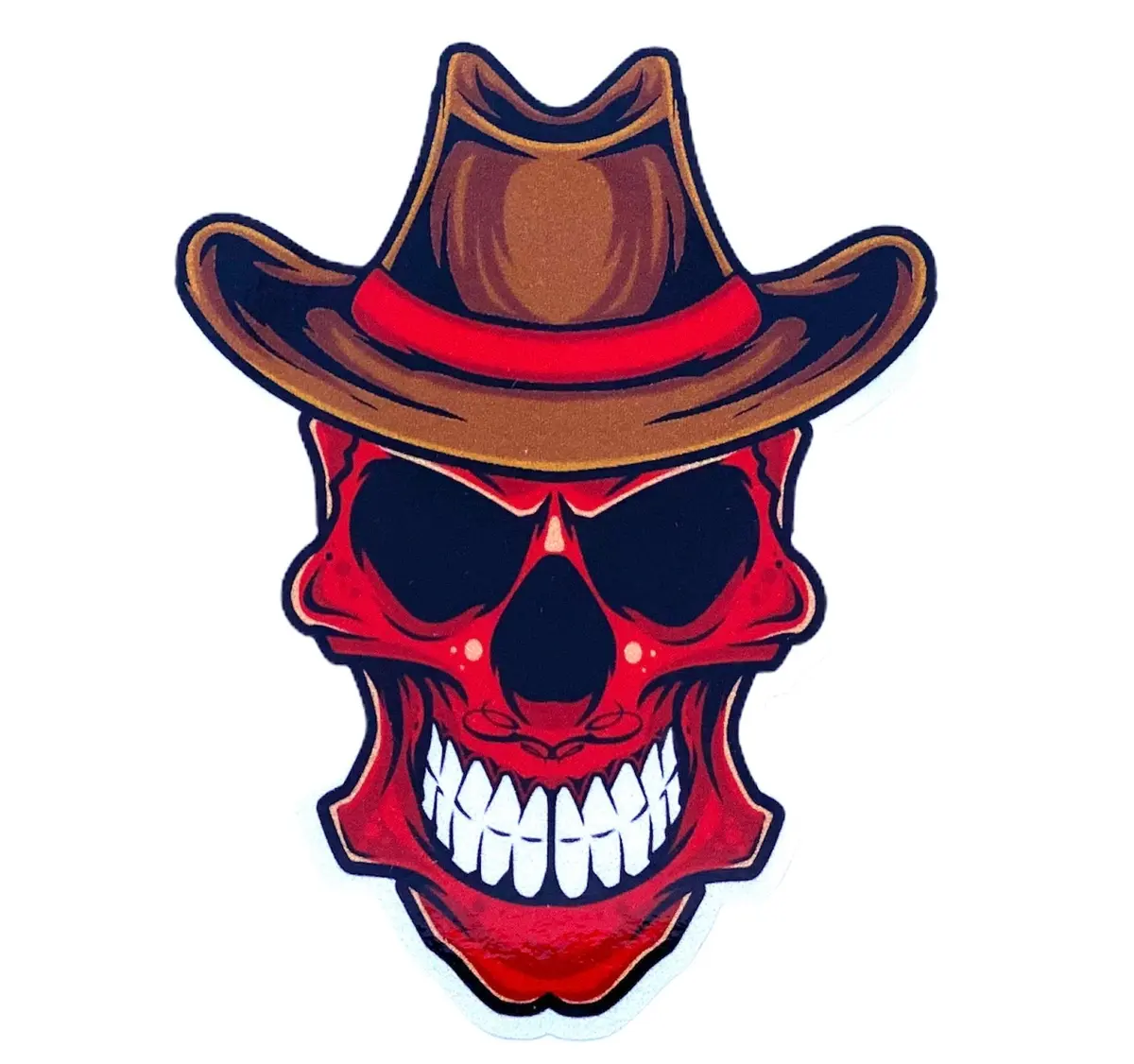 Red Skull Sticker 1