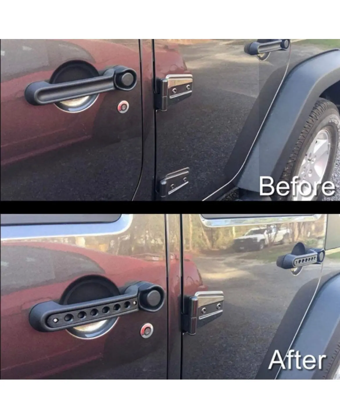 Jeep Door Handle Cover Trim Kit 5Pce 1