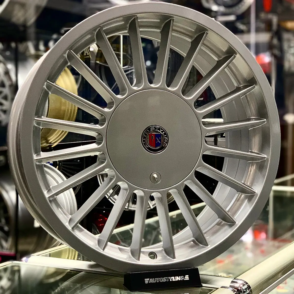 17” As-Pina Alpina  Classic Silver 4/100 & 5/100 Wheels 1