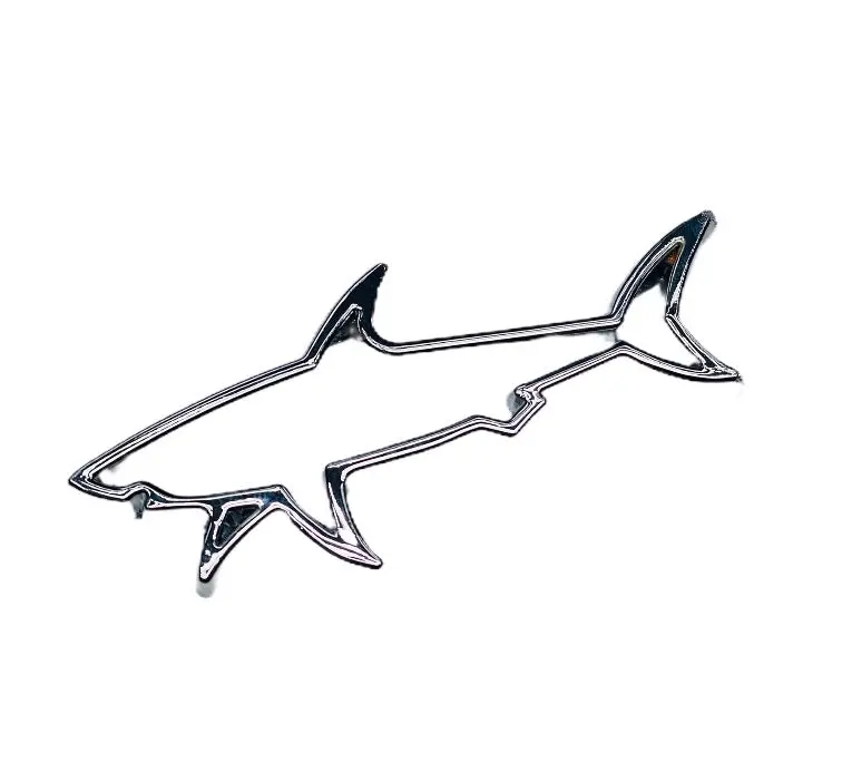 Chrome Frame Shark Badge 1