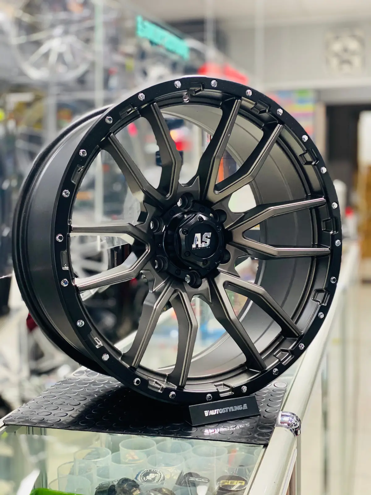 20” As-Bronco 6/139 Black/ Grey 1