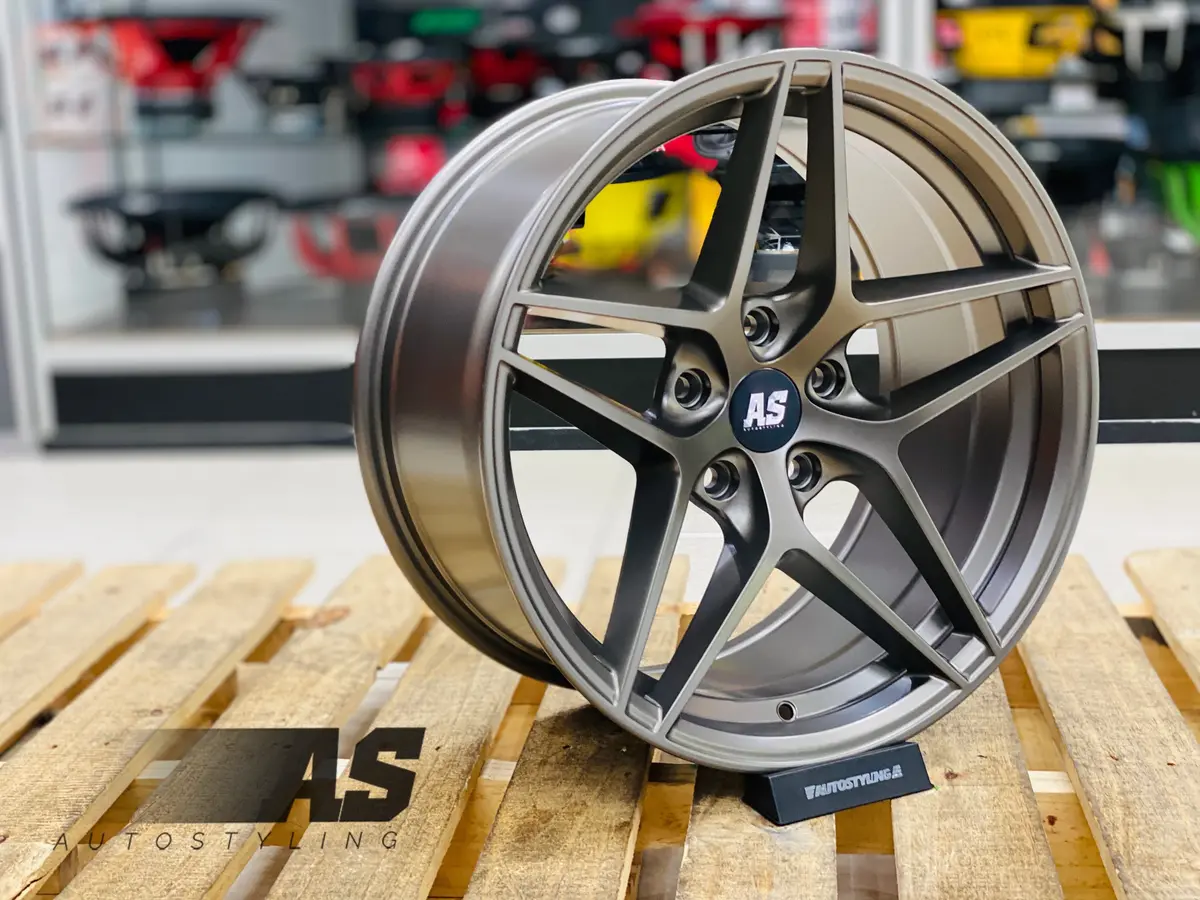 18” As- Madrid 5/120 Satin Gunmetal 1