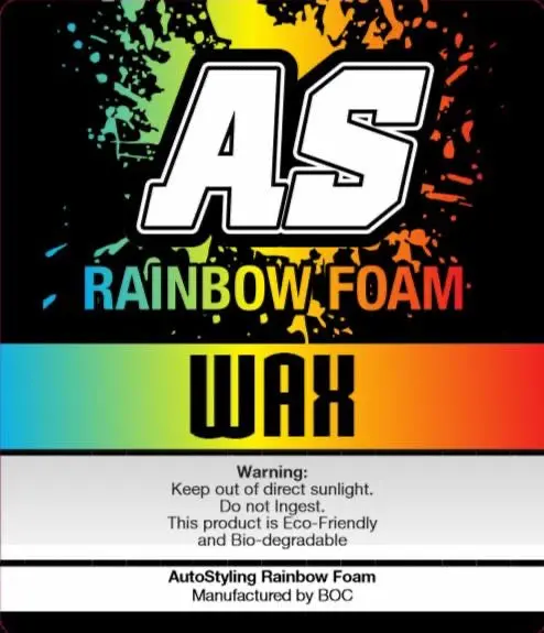 As Rainbow Foam Wax 1 Liter 1