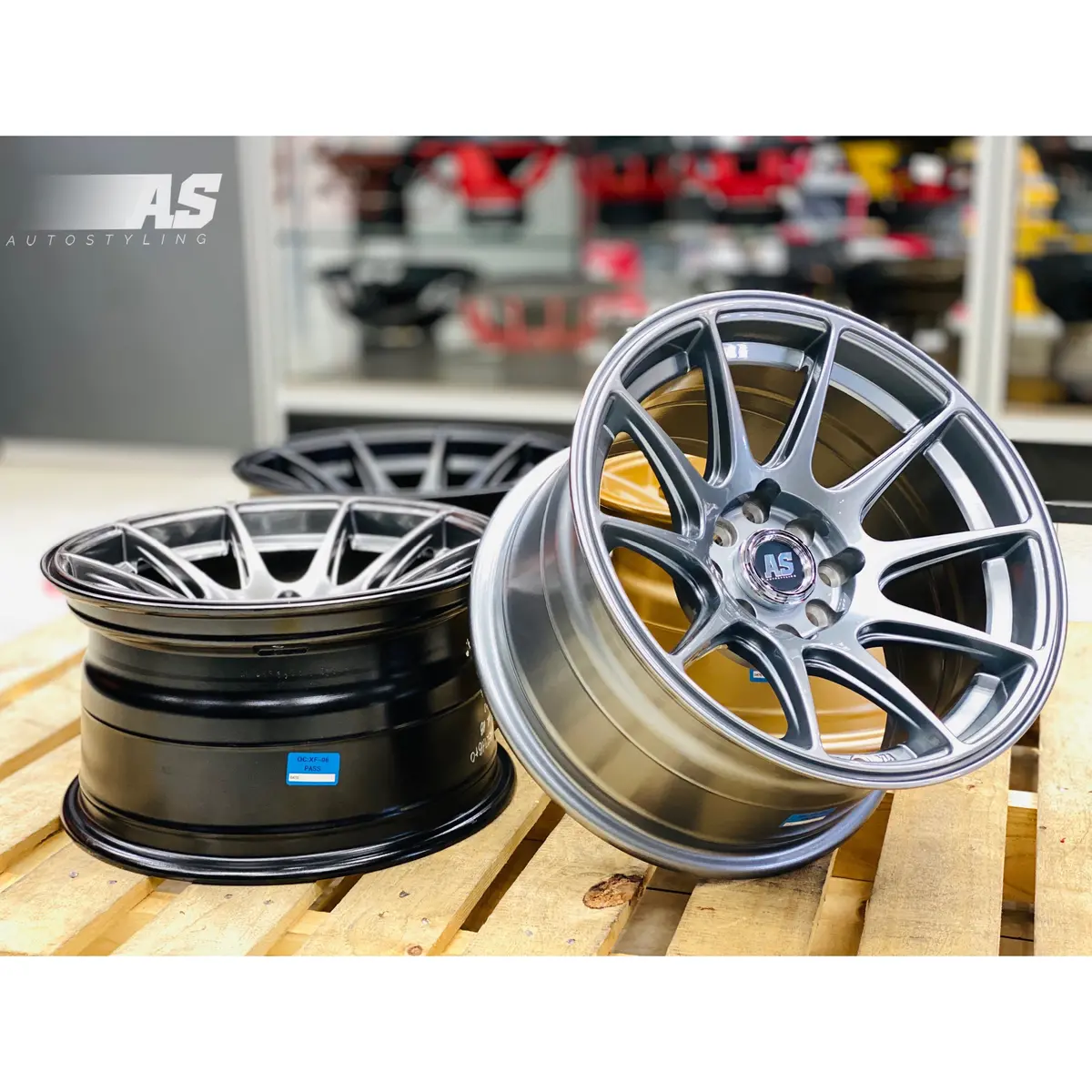 15” As-Xxr 4/100 4/114 Gunmetal 1