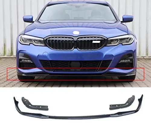 Bmw G20 Mp Style 3Pce Front Spoiler Gloss Black 1