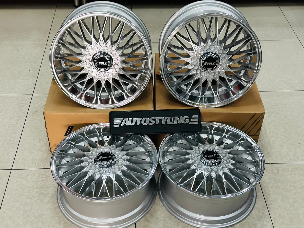 17” Original Lenso  Eagle 4X100 & 4X114 Wheels 1