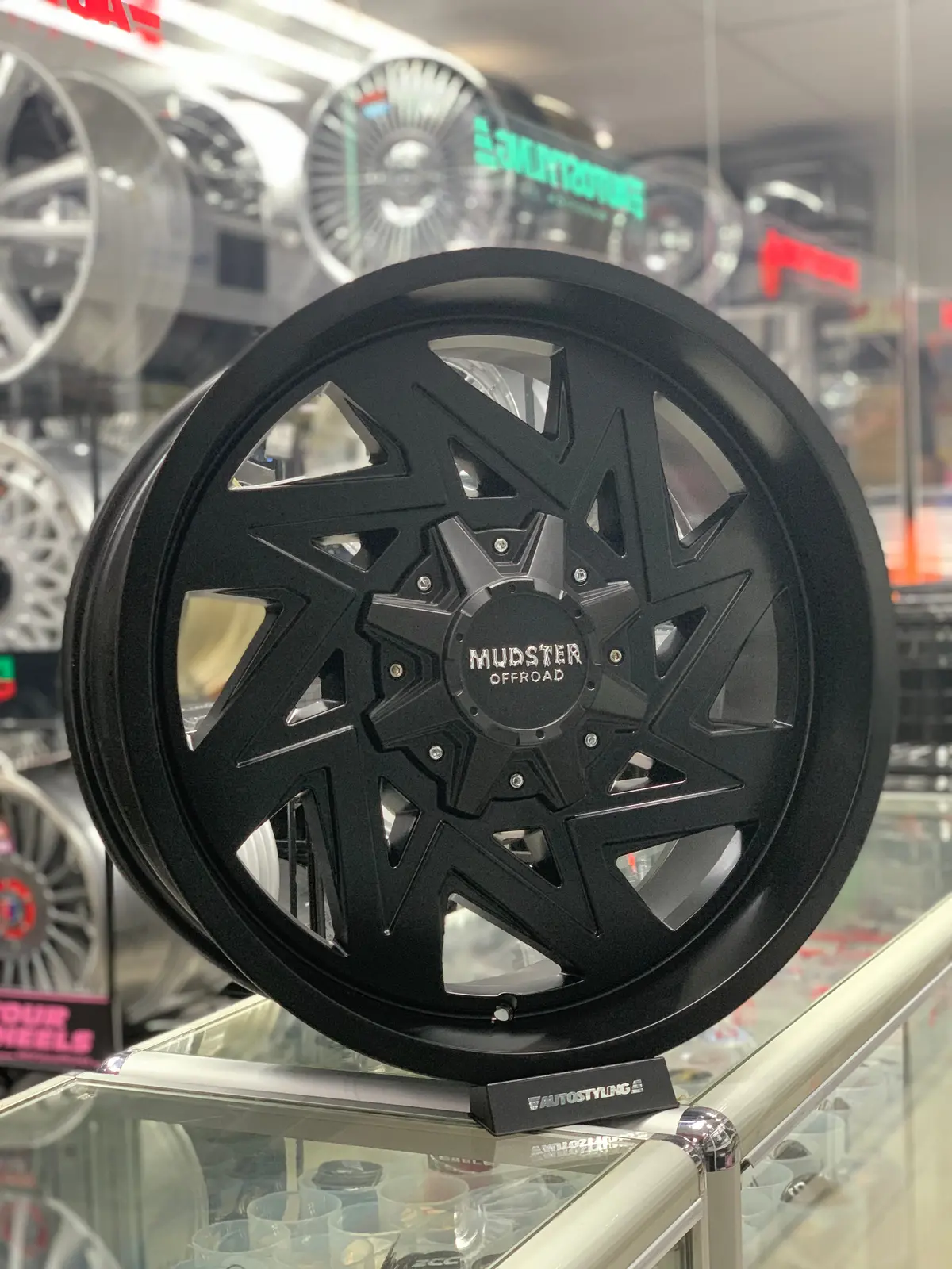 20” As-732 20X9 Satin Black 1