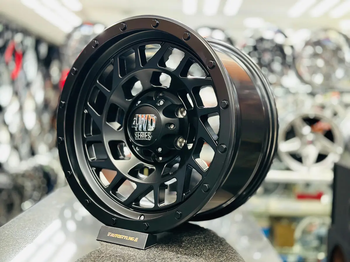 17” As- F260246 6/139 Black 4X4 Wheels 1