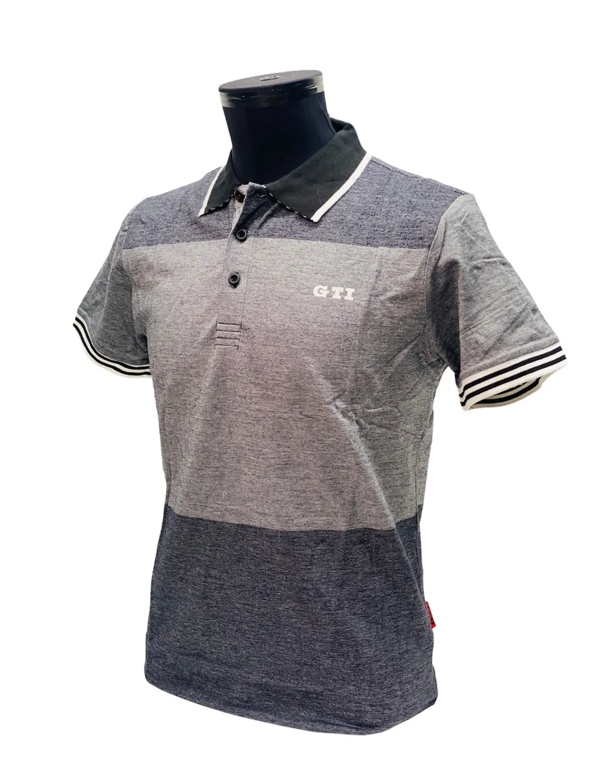 Gti Golfer Shirt Denim Blue 1