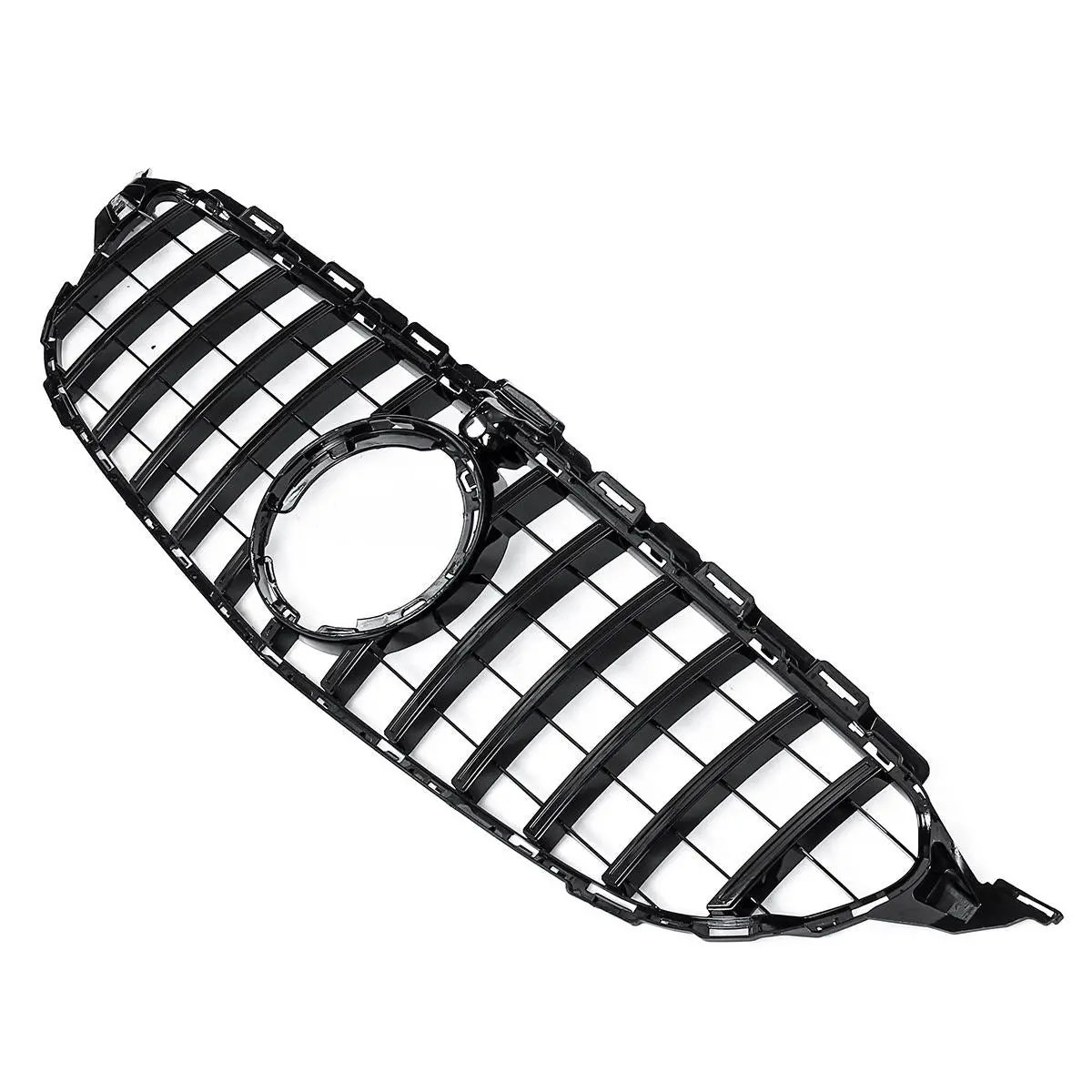Mercedes W205 Gt Gloss Black Grill Camera Compatible 1