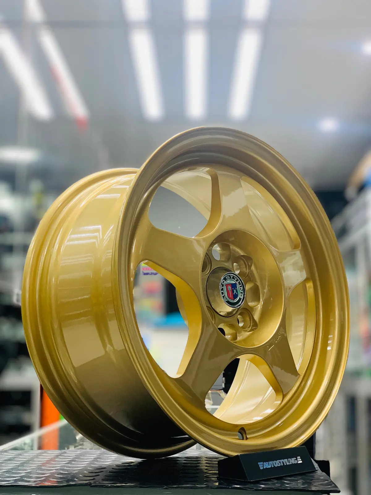 15” As- Spoons Gold 7J Wheels 2