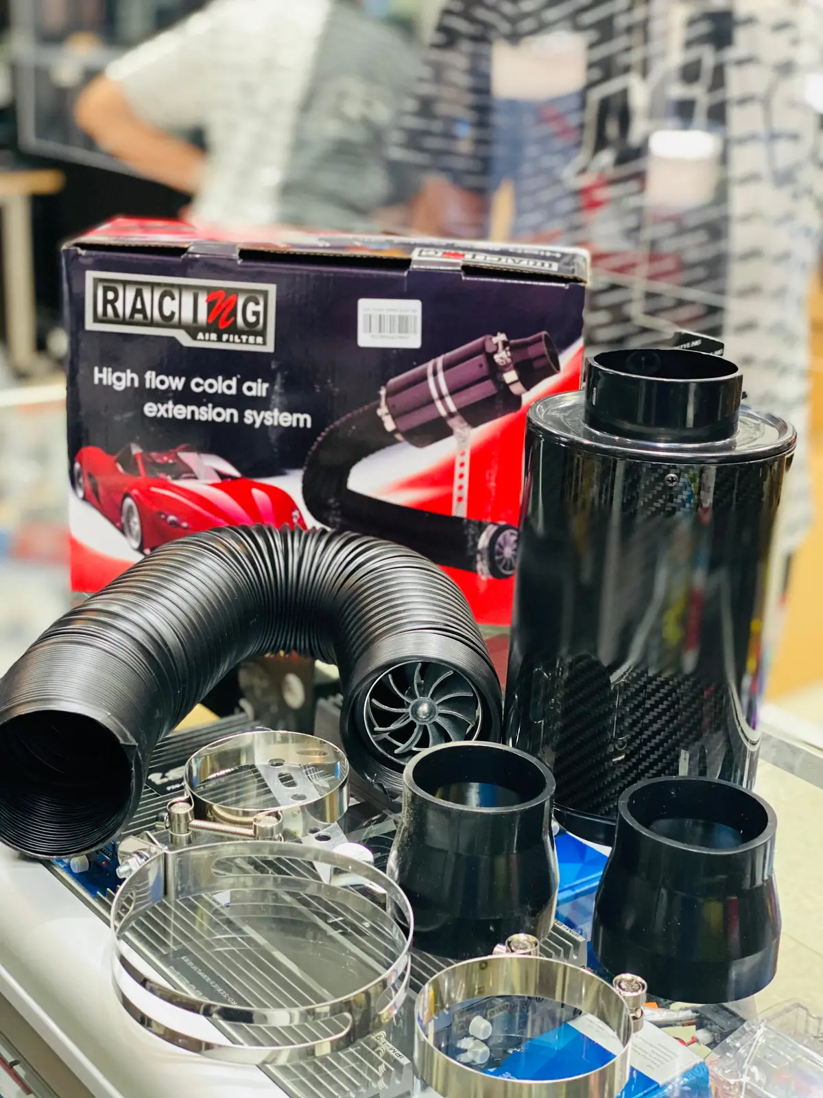 Universal Carbon Intake With Turbo Fan 1