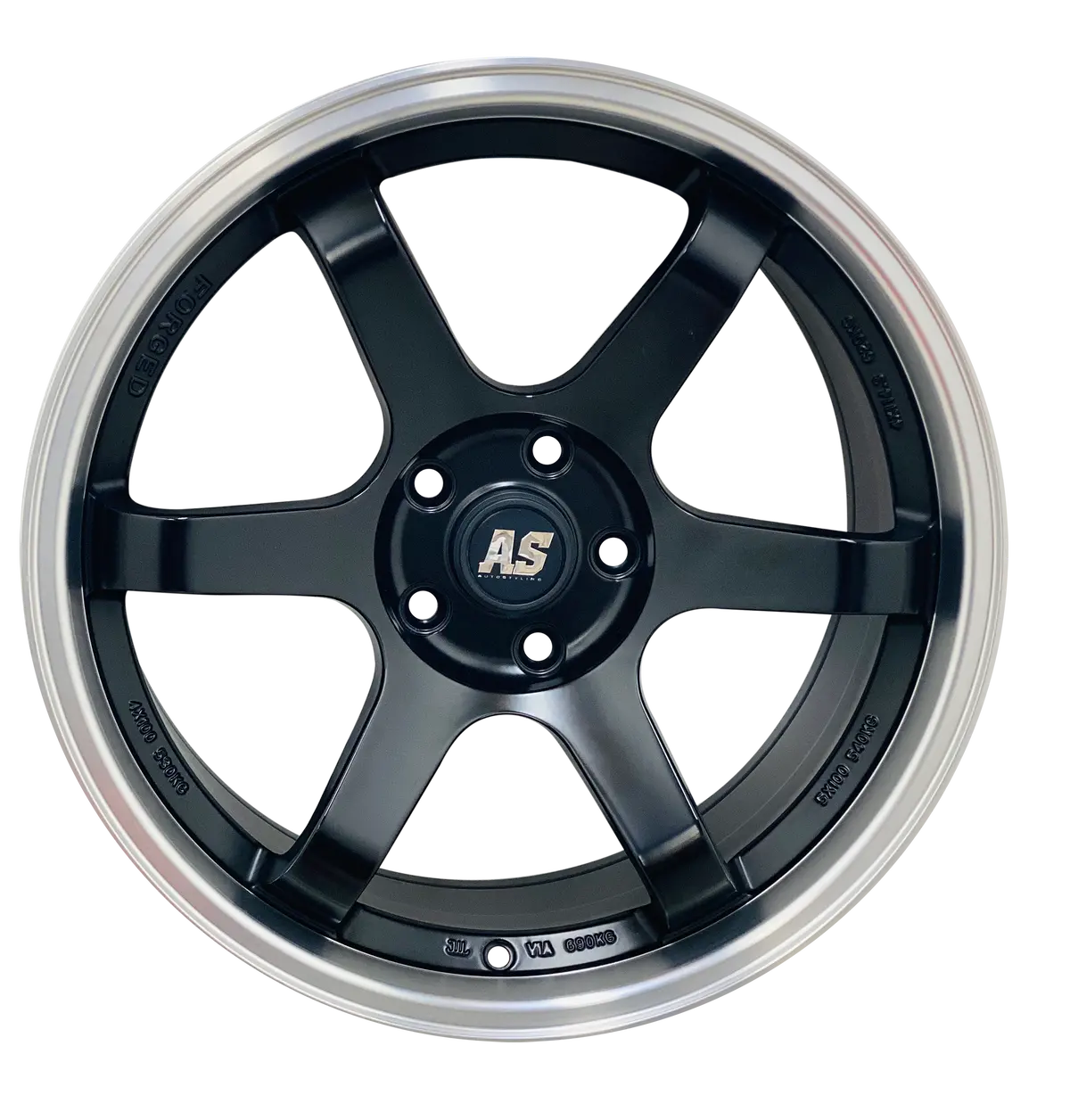18” As- Te37 5/112 Black 1