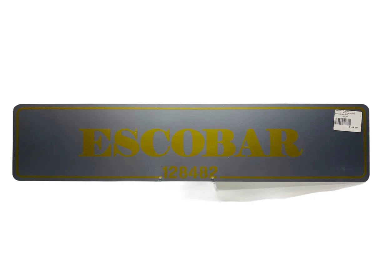 Escobar Thin Show Plate 1