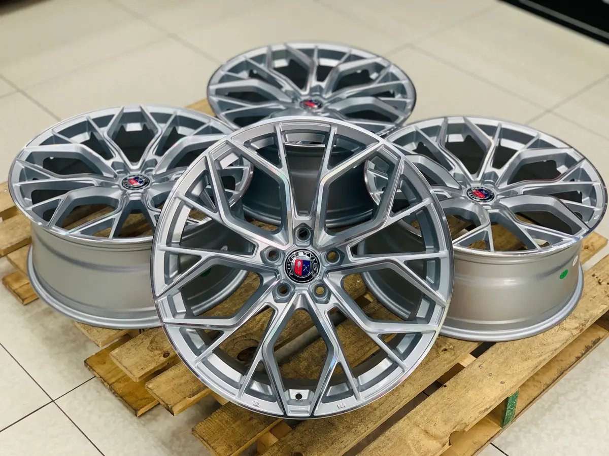 19” As-Vt60 5X112 Silver Wheels 1