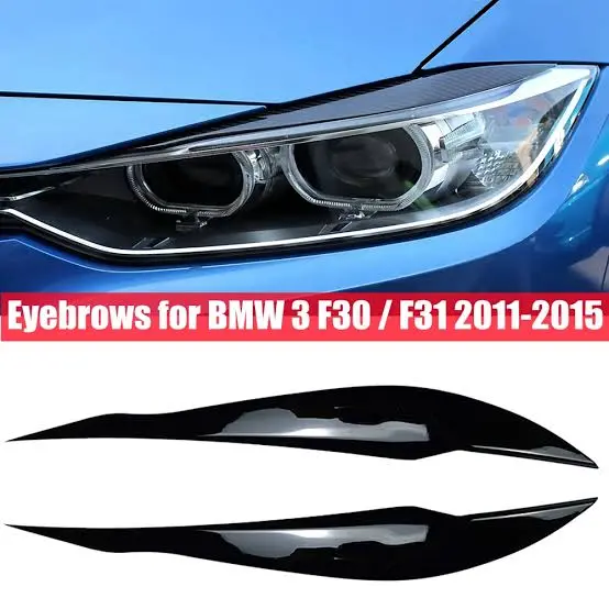 Bmw F30 Eyelids Gloss Black 1