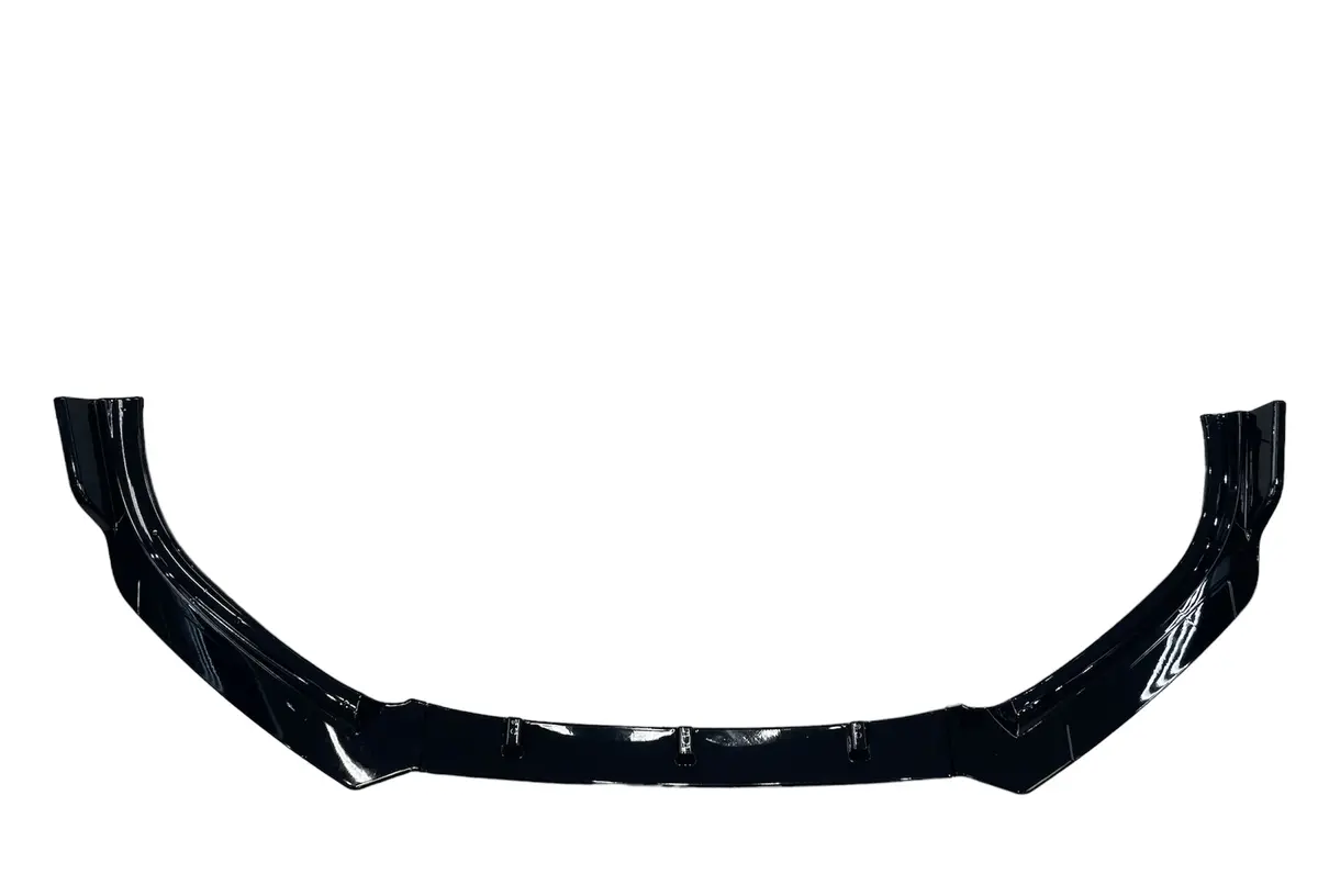 Vw Golf 6R 3Pce Front Spoiler Gloss Black 1