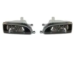Toyota Corolla/Conquest /Baby Camry Headlamps (93-99)Black  Headlamps 1