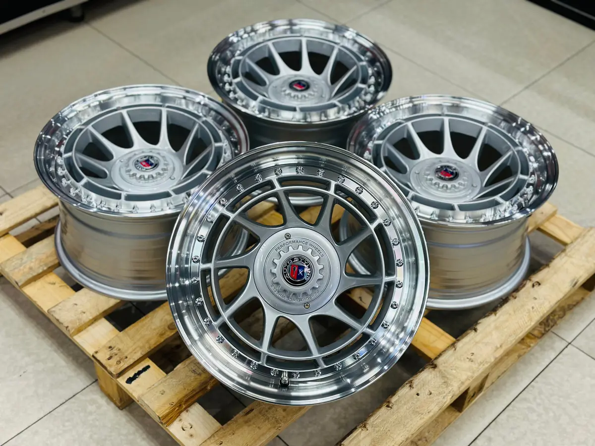 15” As-7573 Silver  4/100 4/108 Wheels 1