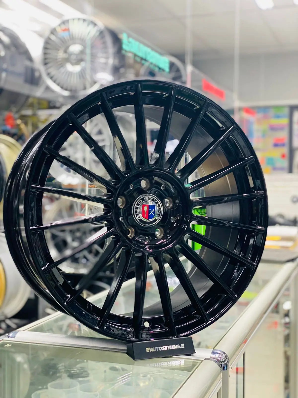 19”  As-A45 5X112 Gloss Black 1