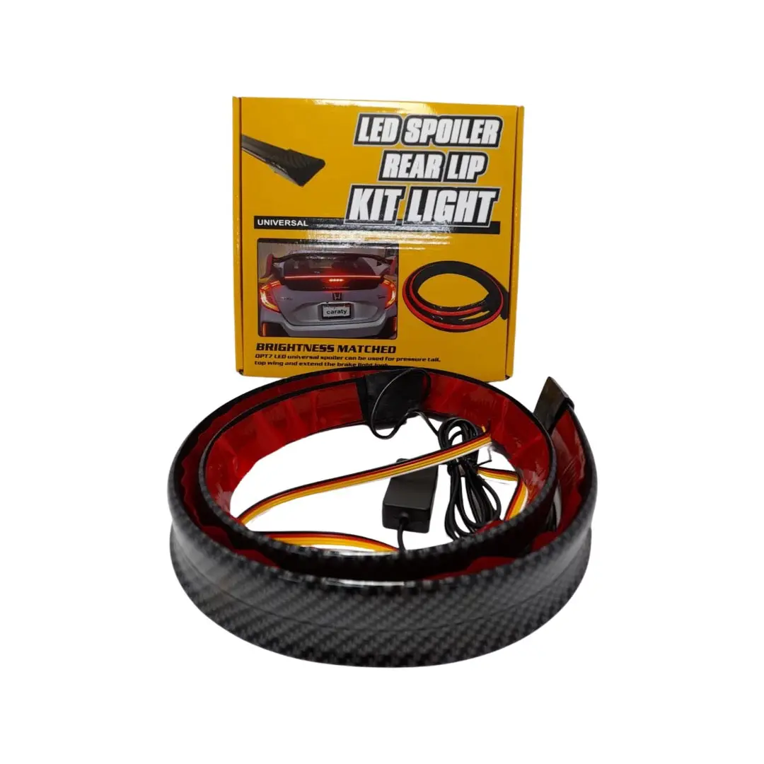 Samurai Rubber Carbon Look Boot Lip With Led 1