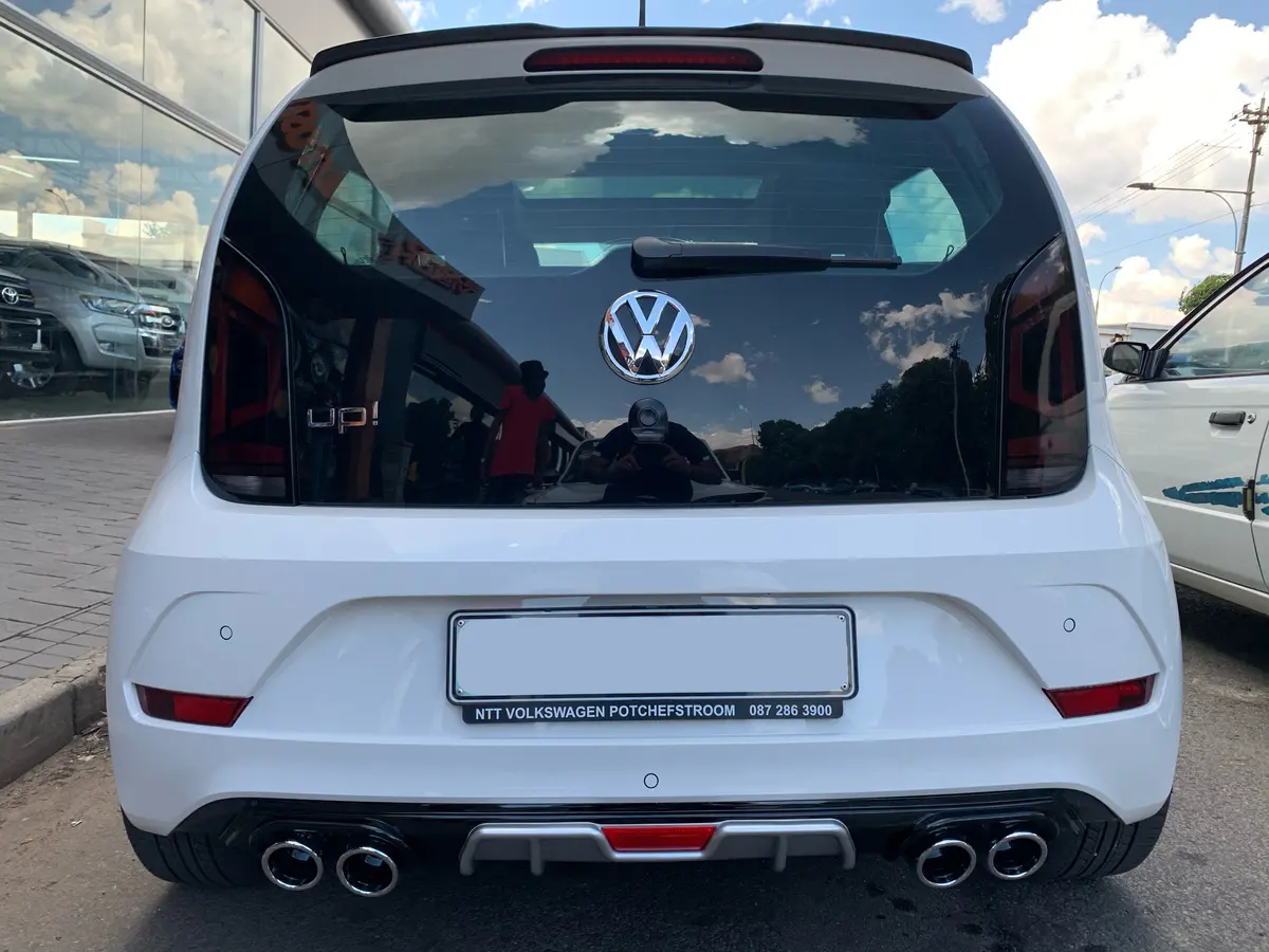 Universal 4 Pipe Stick On Rear Diffuser 1