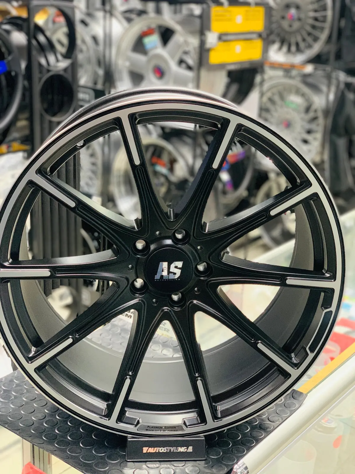 20” As-Bus 5X112 Pcd Matt Black Wheels 1