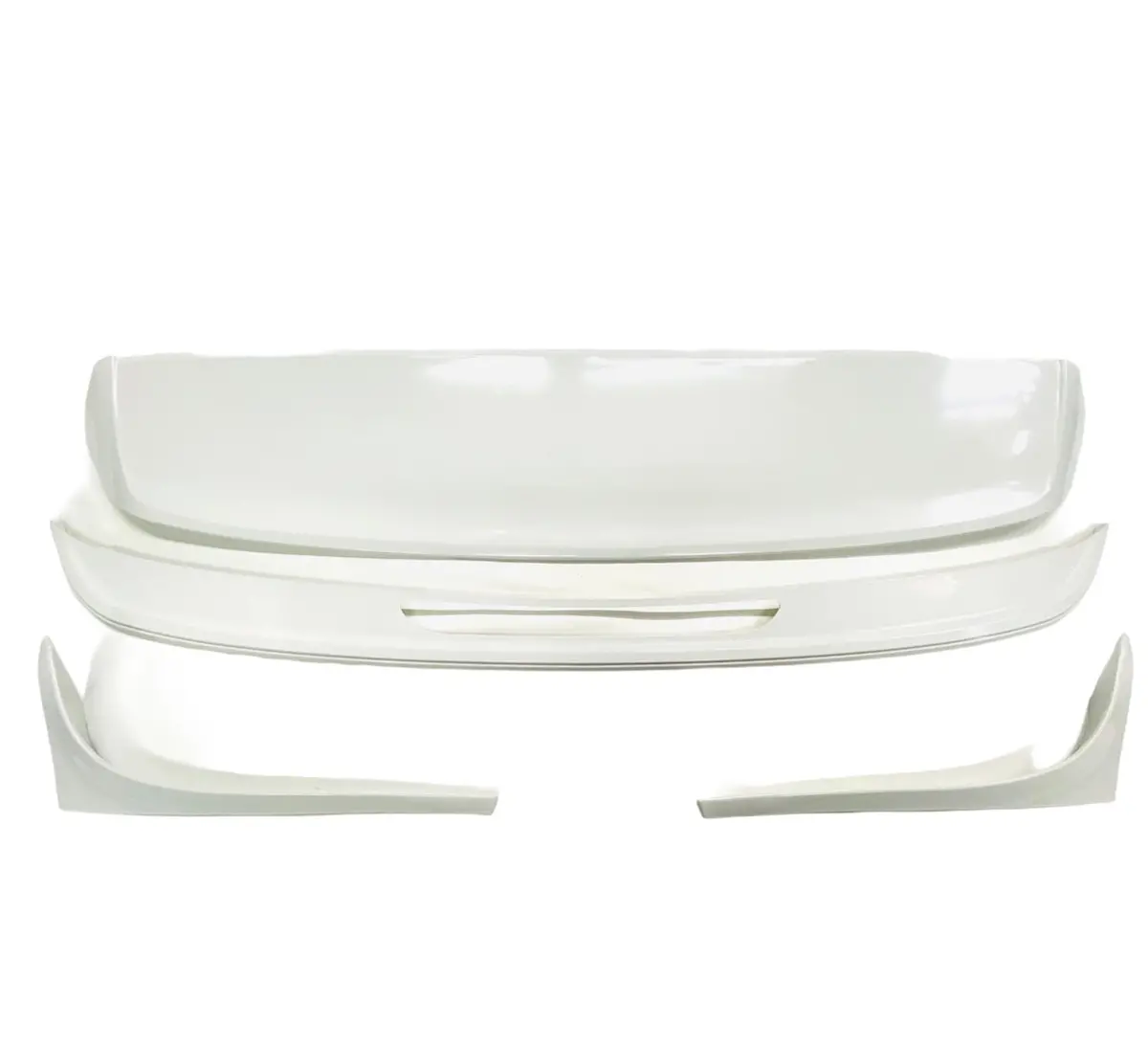 Vw Golf Mk 7 Tsi To Gti 4Pce Boot Spoiler White 1