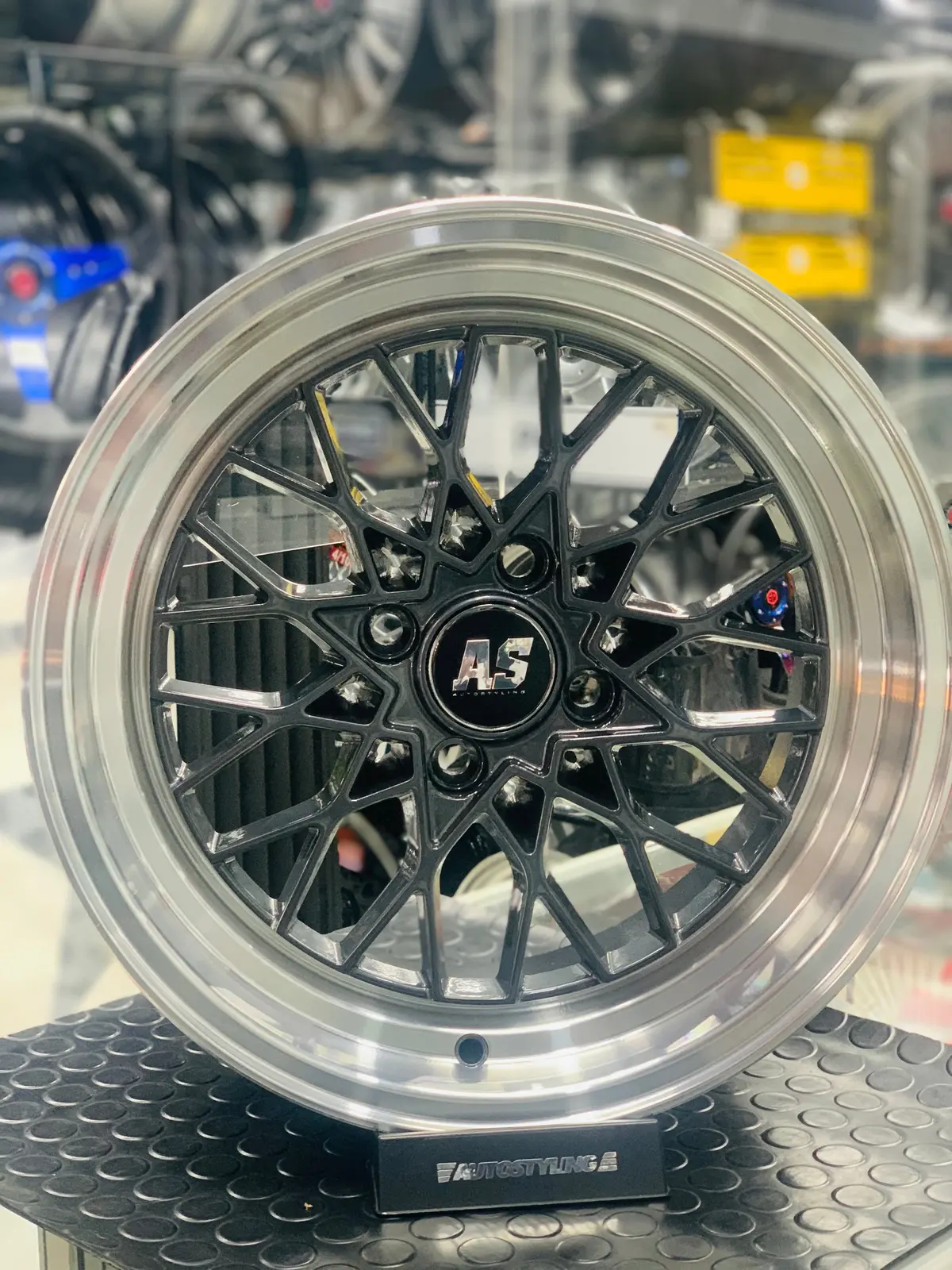 15” As-Aw113 4/100 & 4/114 Multi Pcd Gunmetal Wheels 1