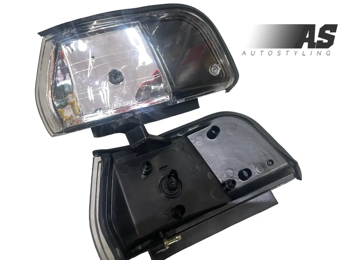 Toyota Corolla Baby Camry Blk/Chrome Corner Lamps Sold In Pair 2