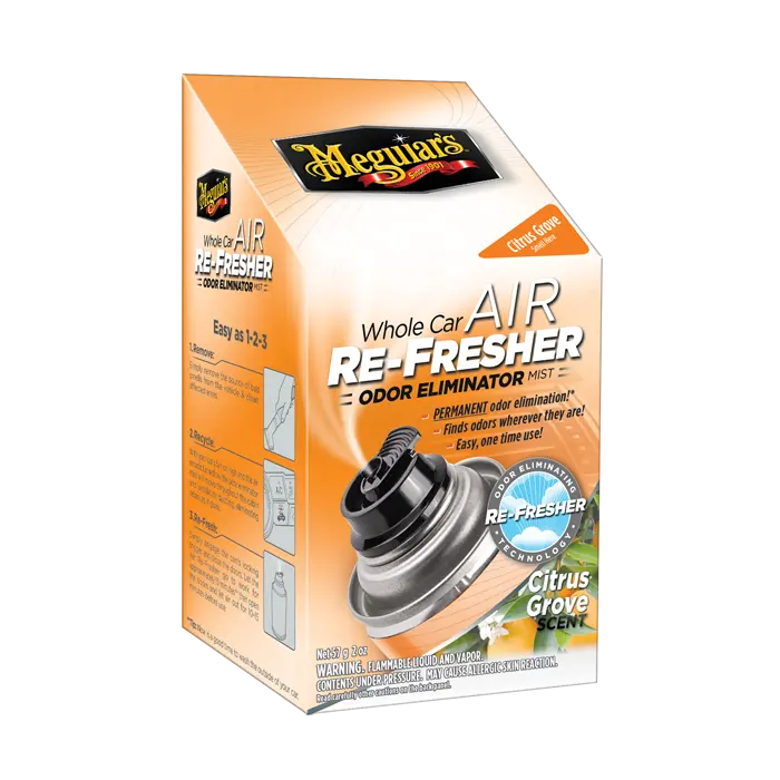 Meguiars Whole Car Air Re-Fresher Odor Eliminator Citrus Grove 1