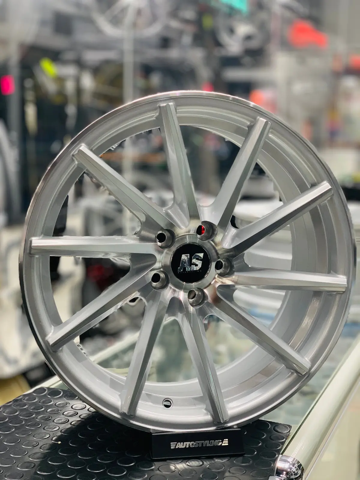 18” As- Cvt 5/112 Machine Silver Directional Fitment 1