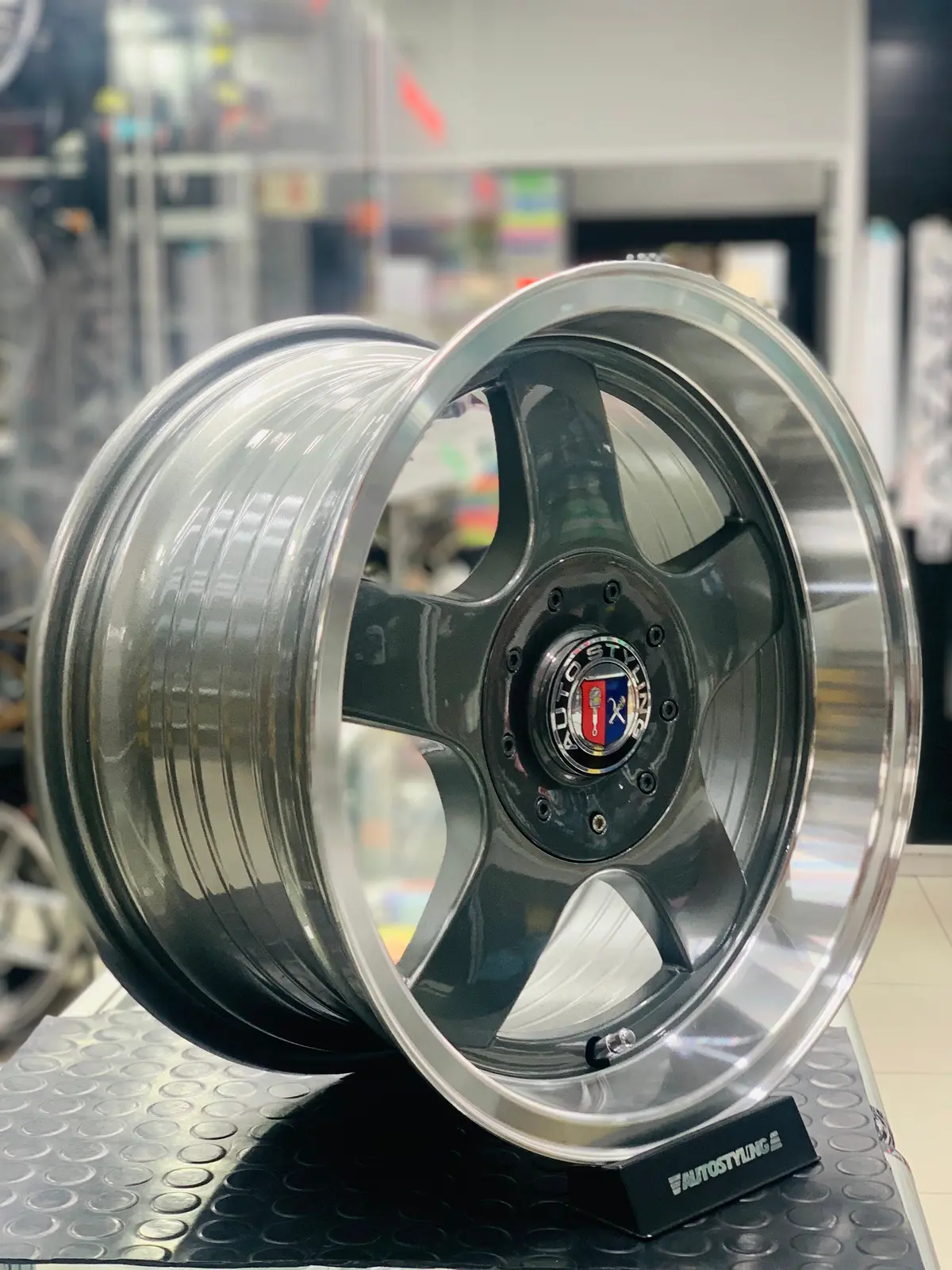 15” As- 9N 4X100 & 5X100 Grey Wheels 1
