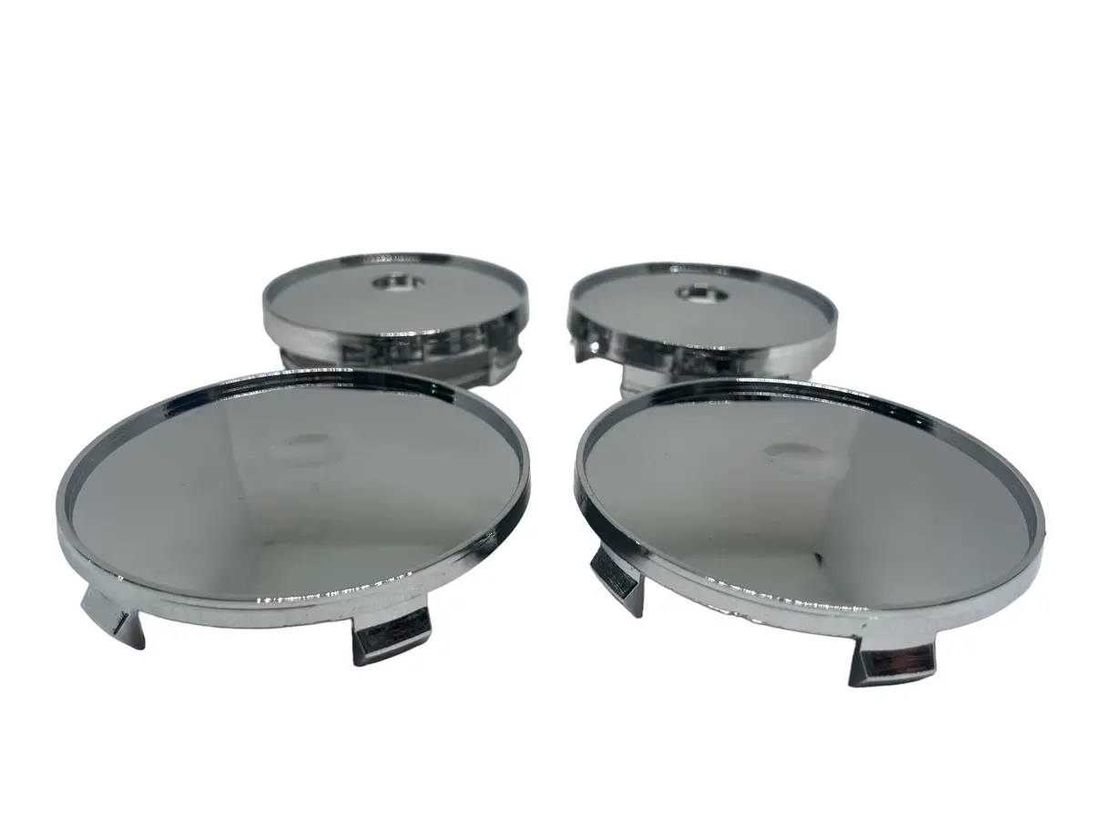 Universal Rim / Wheel Centre Caps Chrome 1