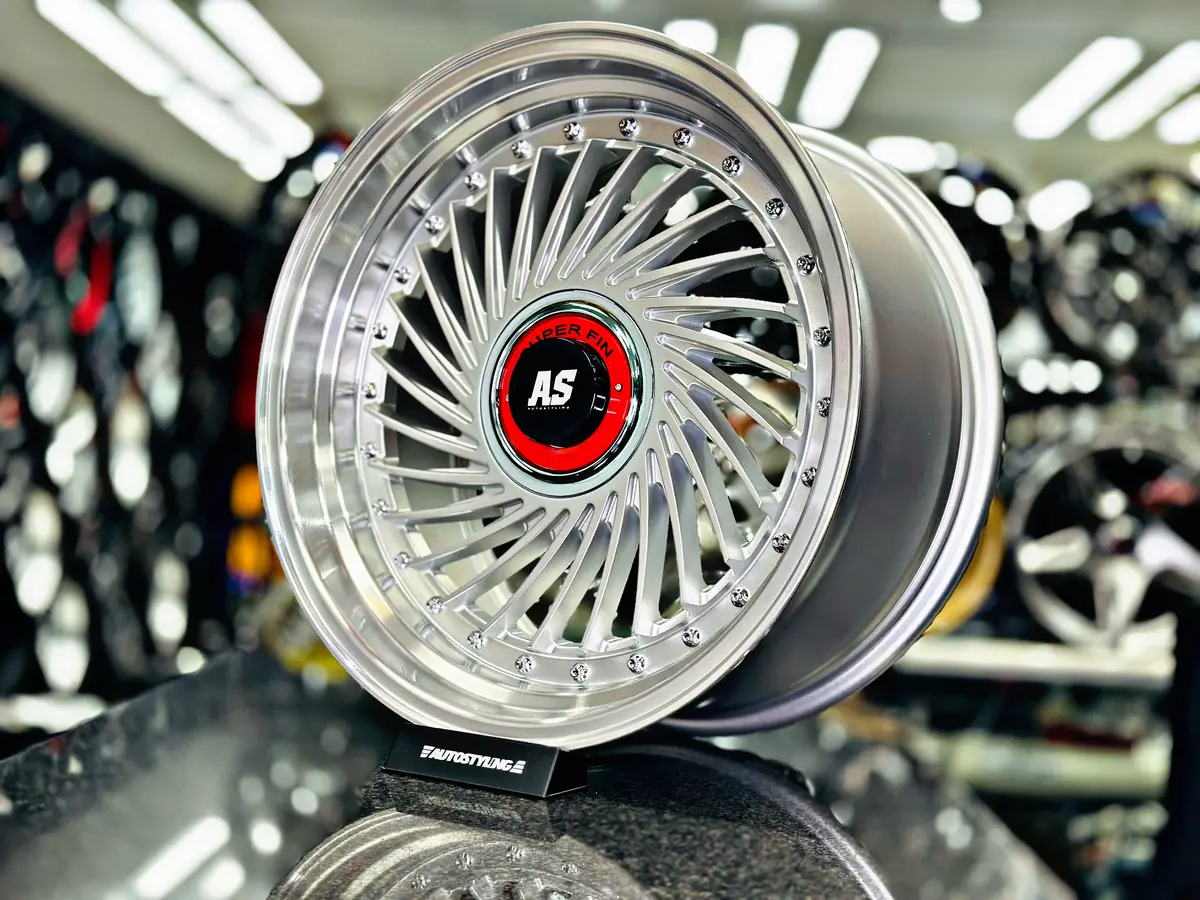17” As Superfin (L)  4X100 & 5X100 Silver Wheels 1