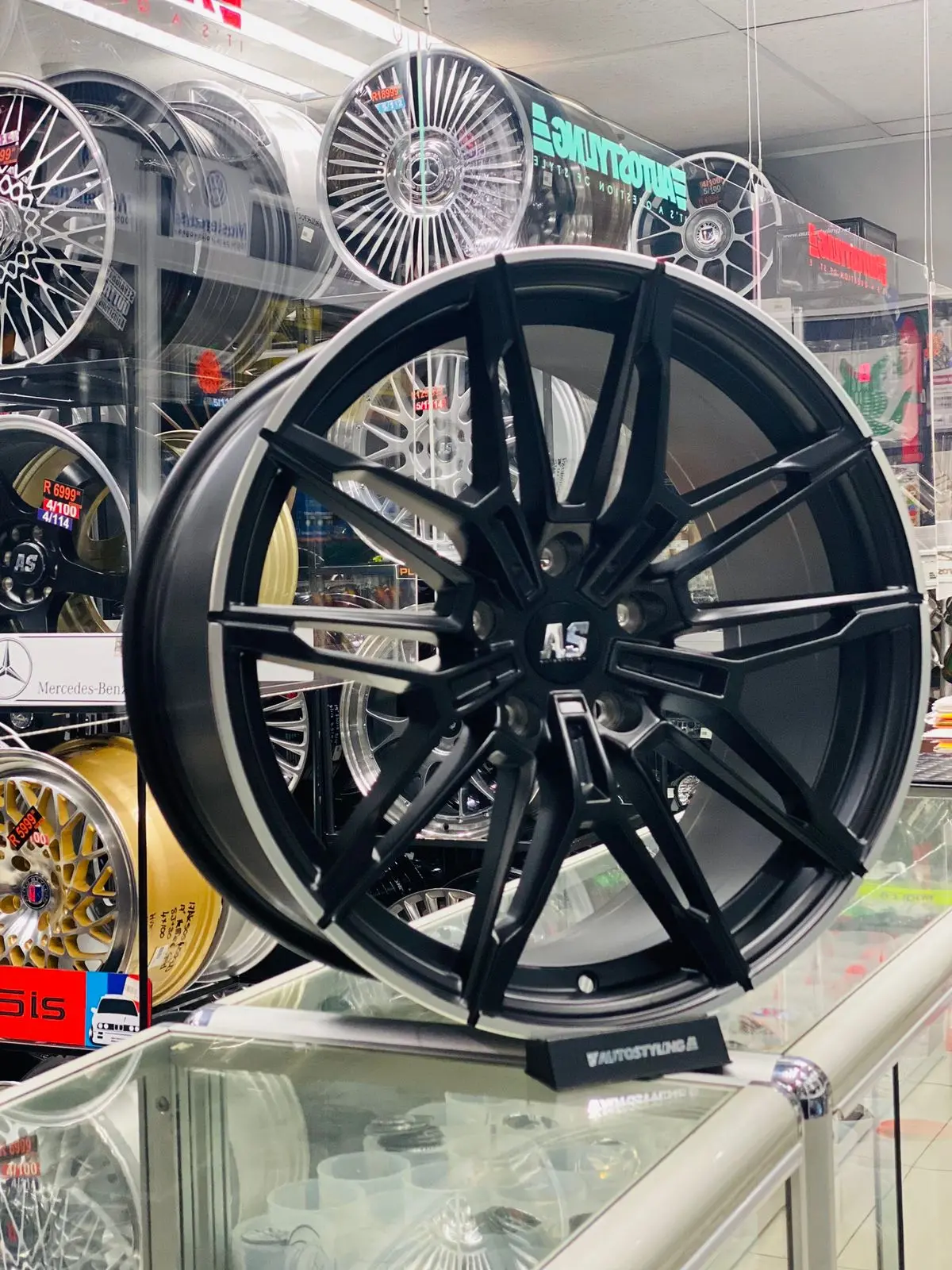 18” As-G80 5X120 Satin Black 1