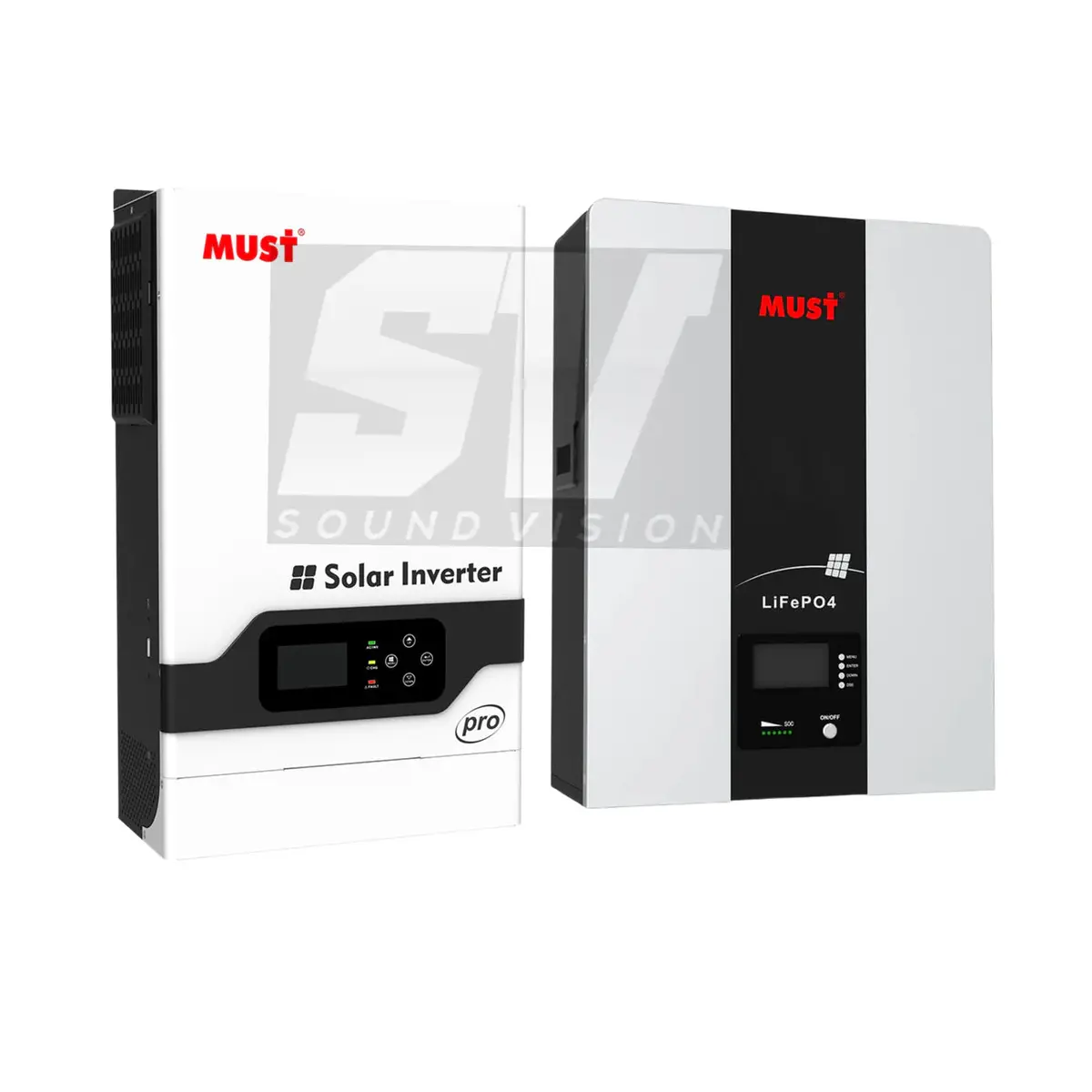 Must Combo 5Kw Inverter + Batterylithium Iron Phosphate Battery Lp16-48100 (51.2V/100Ah) 1