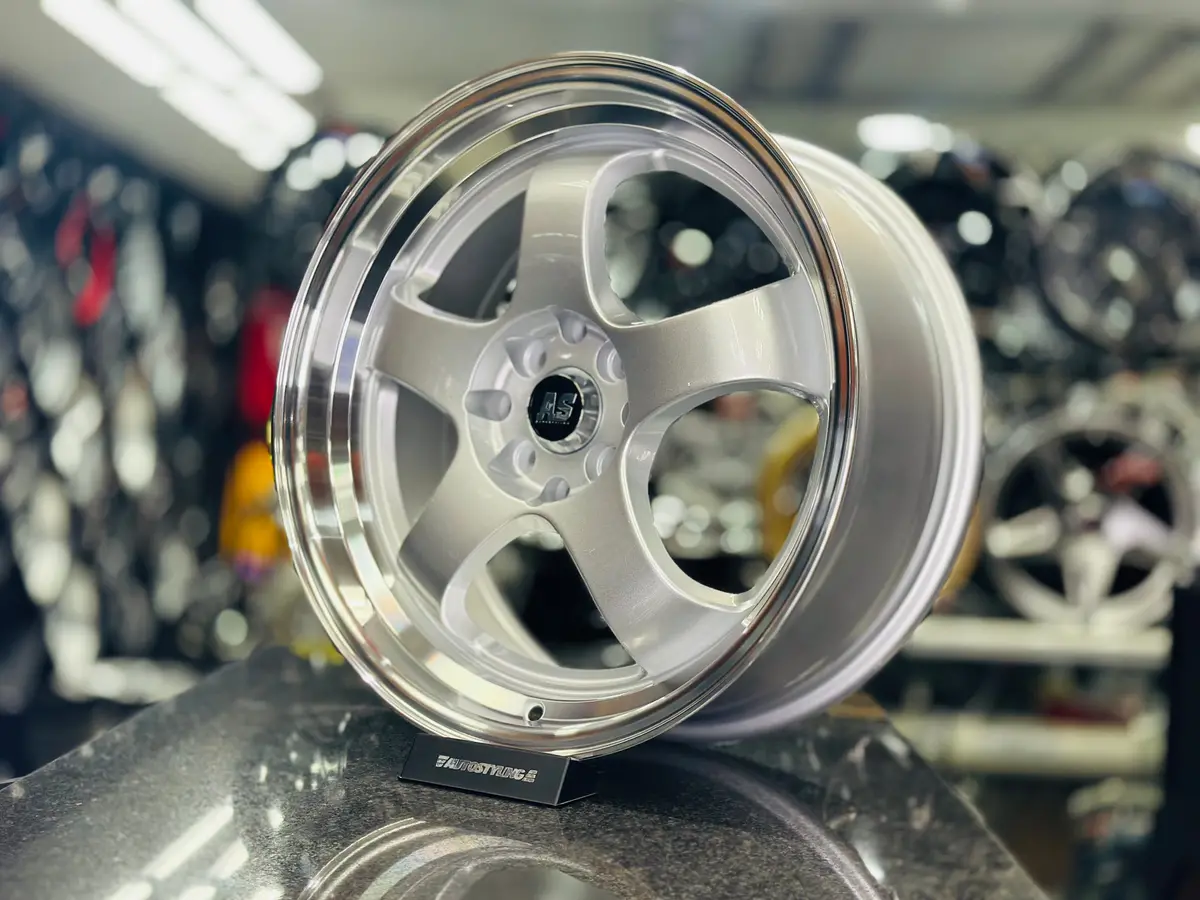 17” As- F66143 Silver 4X100 & 4X114 Pcd Wheels 1