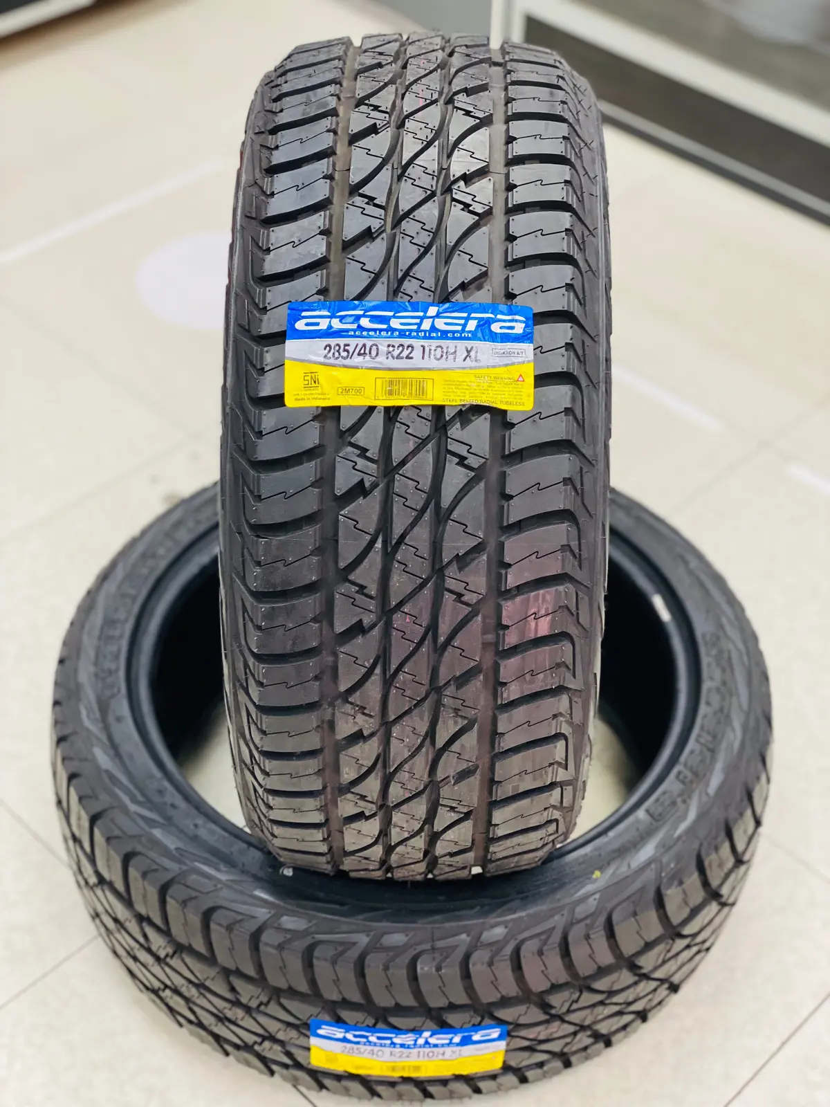 285/40/22 Accelera A/T Tyres 1
