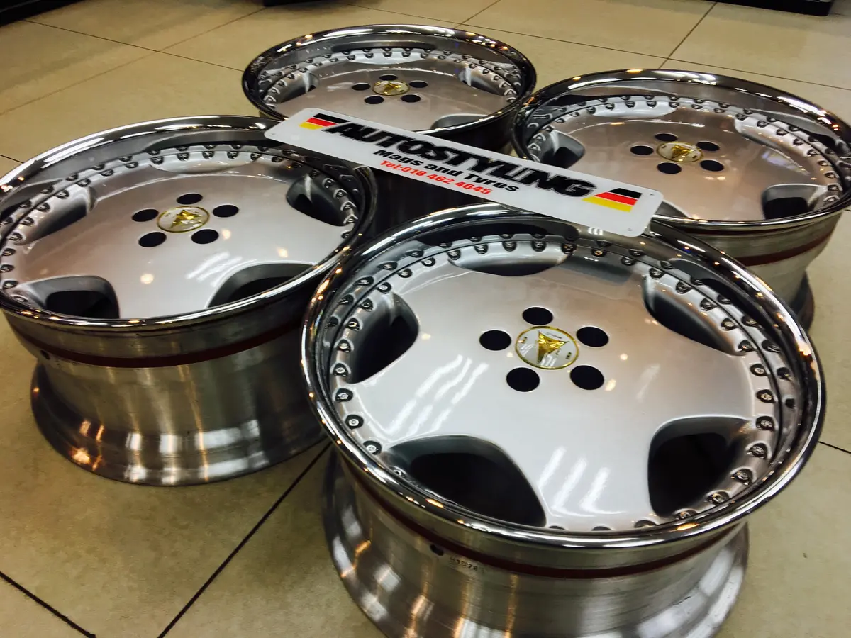 17” Work Ryver 3 Pce Split Wheels 4X100 Pcd 1
