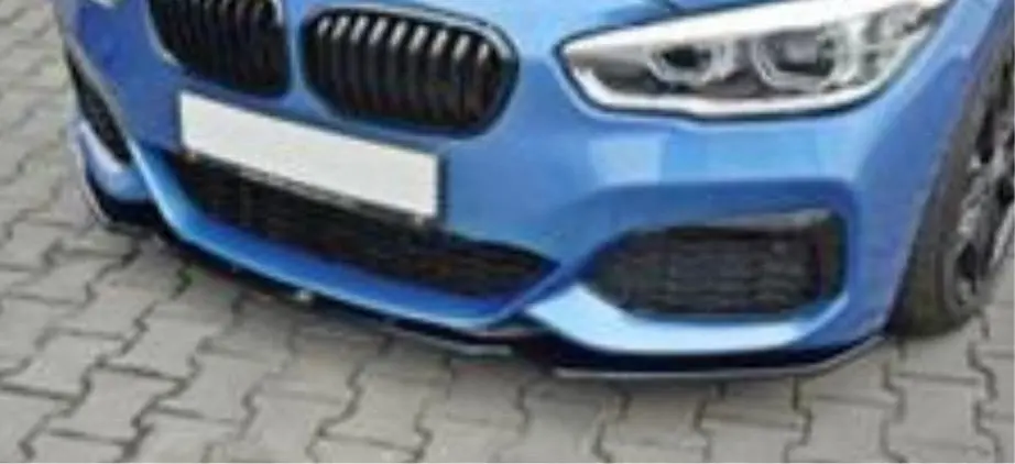 Bm F21 Max 3Pce Front Spoiler Gloss Black 1