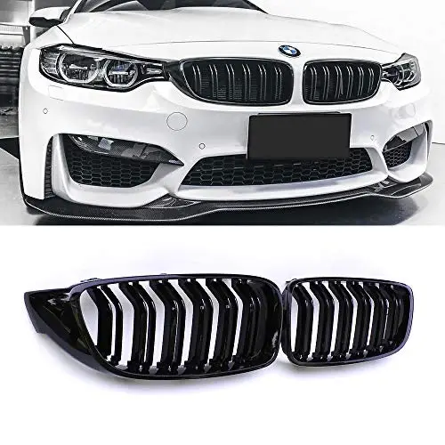 Bmw F32  Double  Slat Gloss Black Grills 1